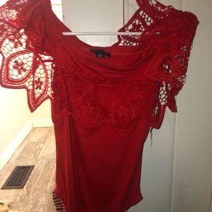 Red bodysuit